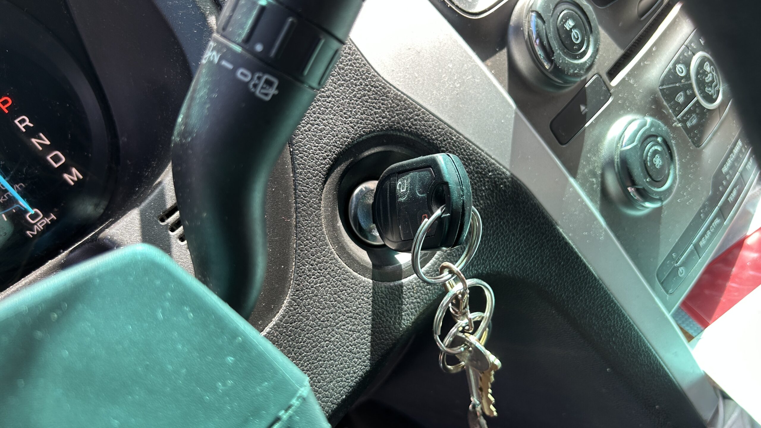 vehicle door lock being picked